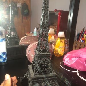 It’s a black Paris Eiffel tower piece